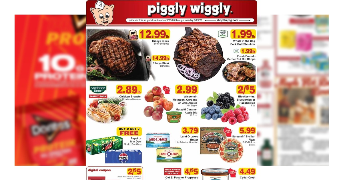Piggly Wiggly Weekly (9/23/26 – 9/29/26) Ad Preview