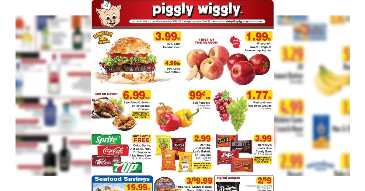 Piggly Wiggly Weekly (9/30/26 – 10/6/26) Ad Preview