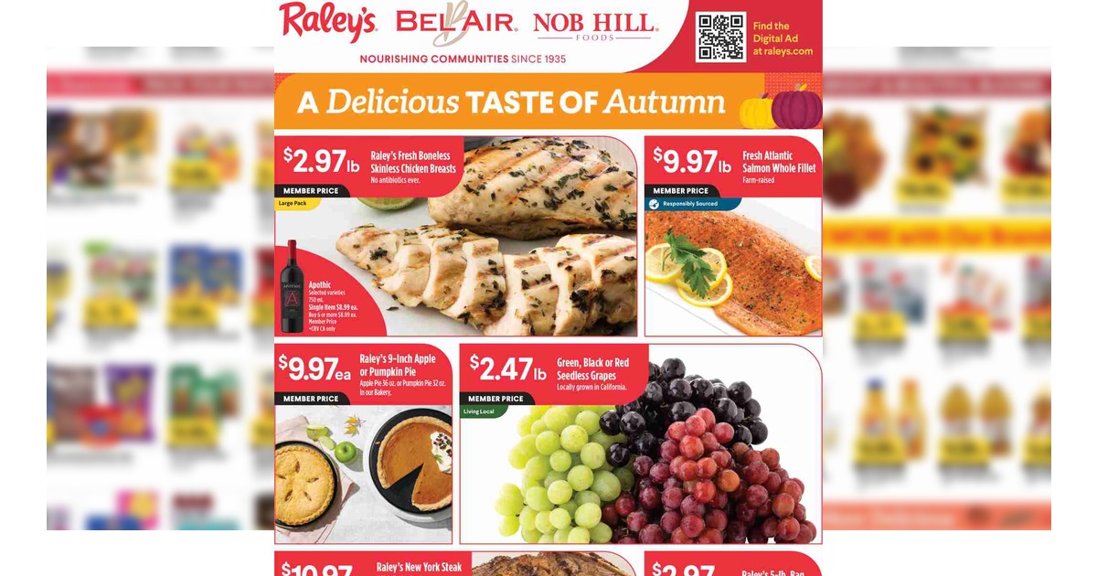 Raley’s Weekly Ad (9/30/26 – 10/6/26) Preview