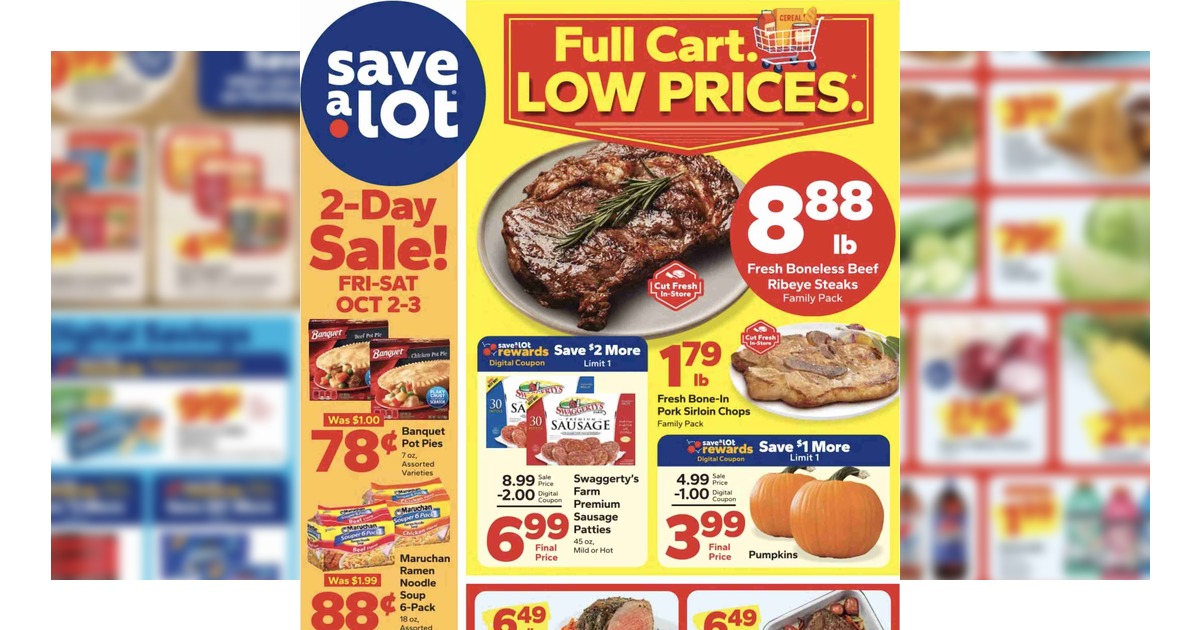Save A Lot Weekly (9/27/26 - 10/3/26) Ad Preview