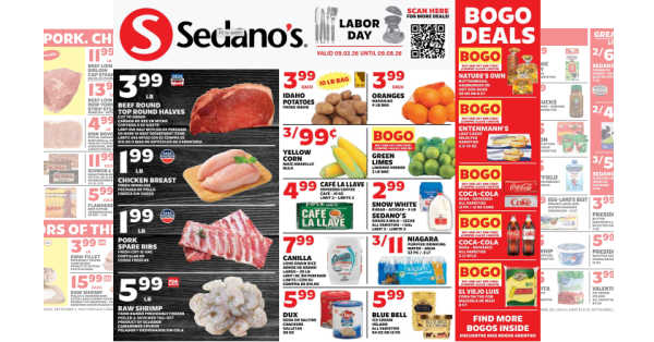 Sedano's Weekly Ad (9/2/26 – 9/8/26)