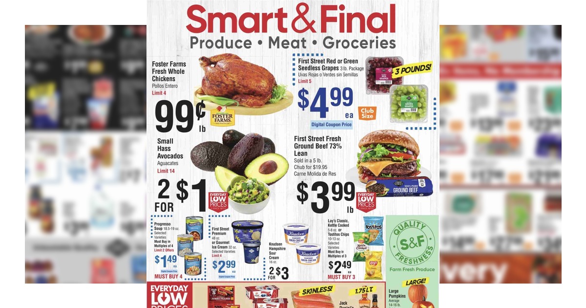 Smart and Final Weekly (9/30/26 – 10/6/26) Ad Preview