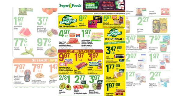 Super 1 Foods Ad (9/30/26 – 10/6/26)