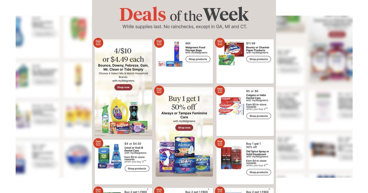Walgreens Weekly Ad (9/13/26 - 9/19/26) Preview!