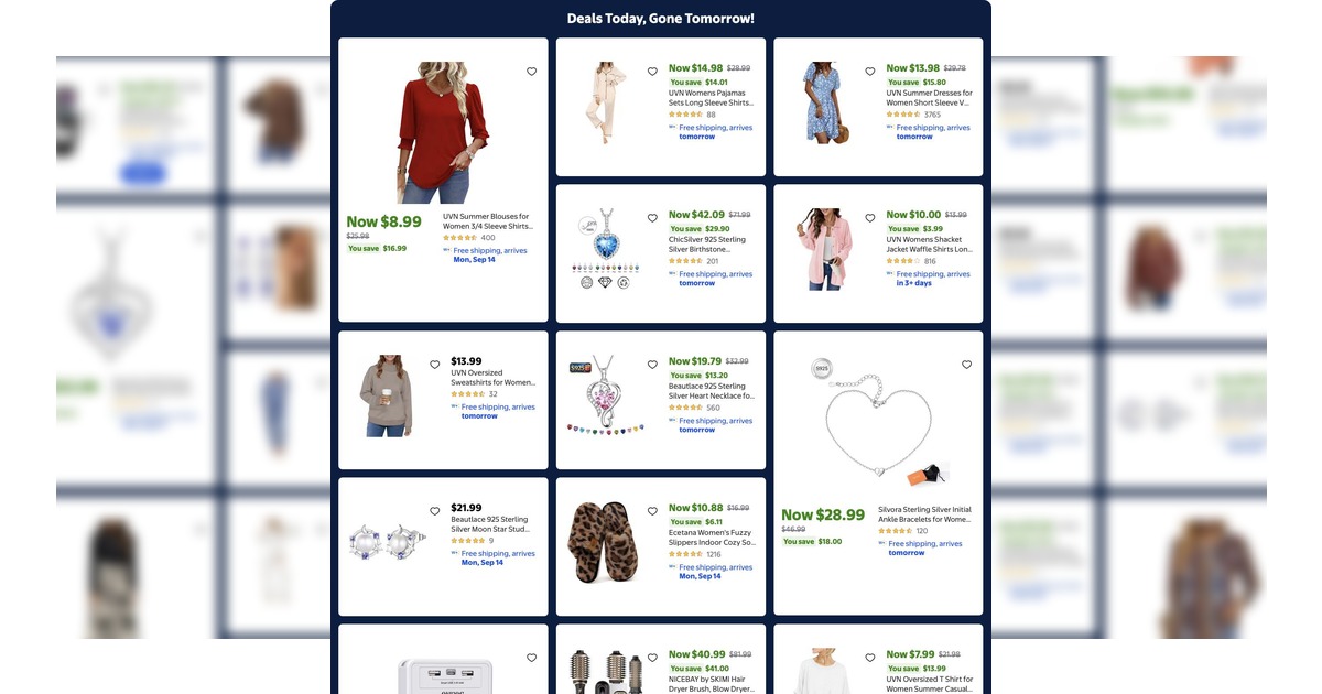 Walmart Weekly Ad (9/12/26) 1-Day Flash Deals