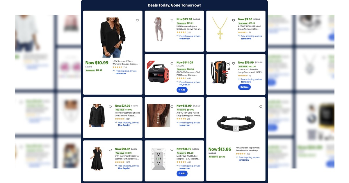 Walmart Weekly Ad (9/22/26) 1 Day Flash Deals