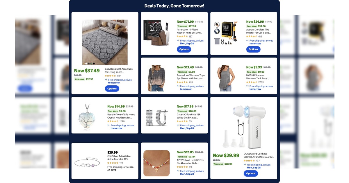 Walmart Weekly Ad (9/26/26) 1 Day Flash Deals
