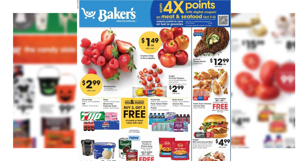 Baker’s Weekly Ad (10/7/26 – 10/13/26) Early Preview