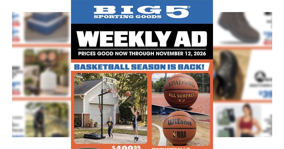 Big 5 Weekly Ad (10/30/26 - 11/12/26) Sales Ad Preview!