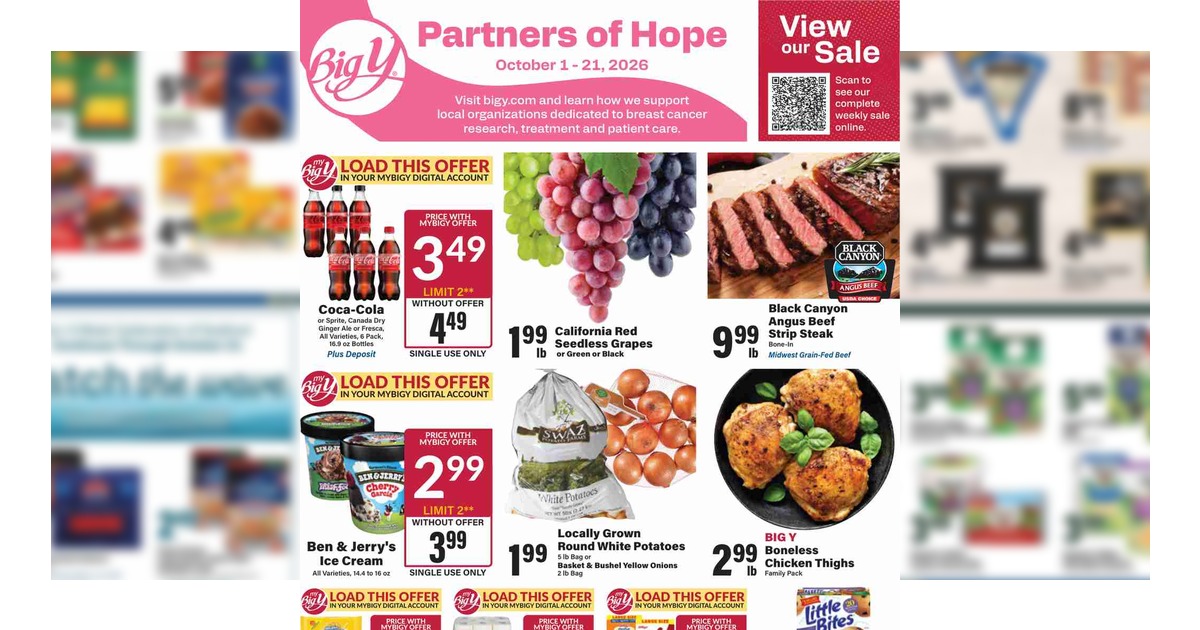 Big Y Flyer (10/8/26- 10/14/26) Weekly Ad Circular Preview