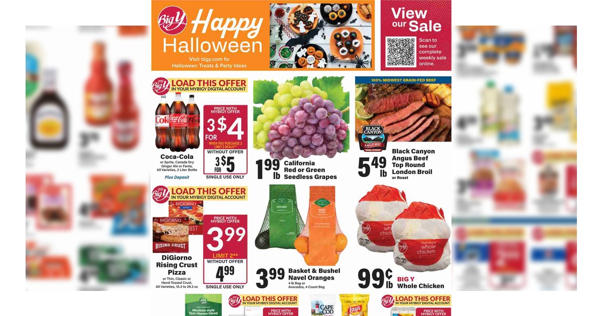 Big Y Flyer (10/22/26- 10/28/26) Weekly Ad Circular Preview