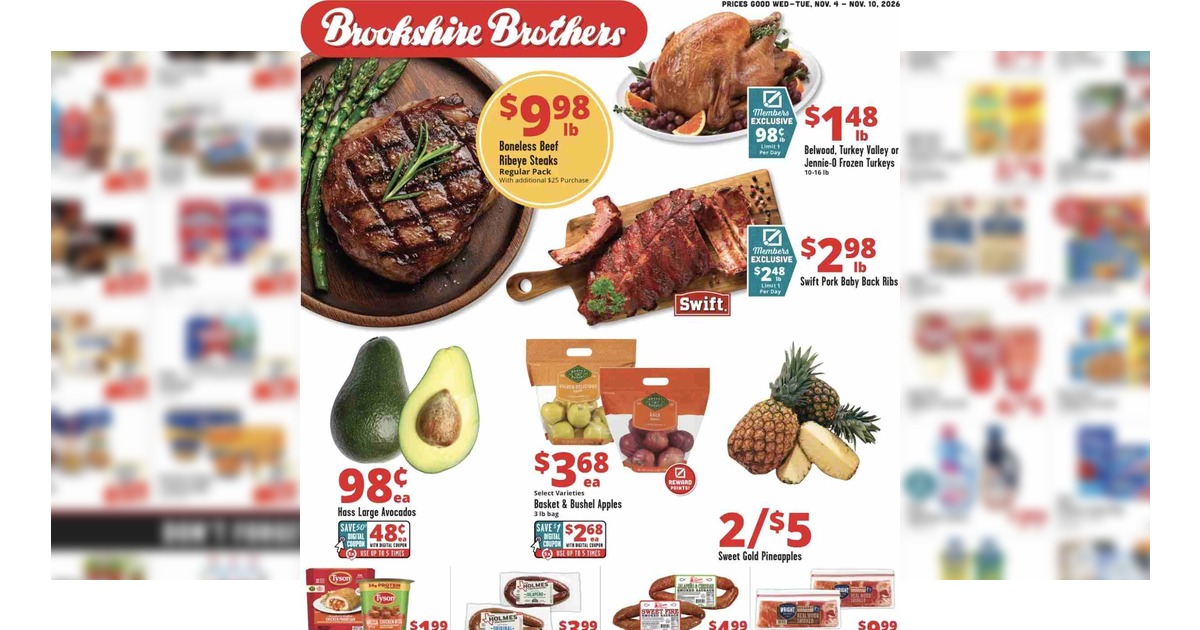 Brookshire Brothers Weekly Ad (11/4/26 – 11/10/26) Preview