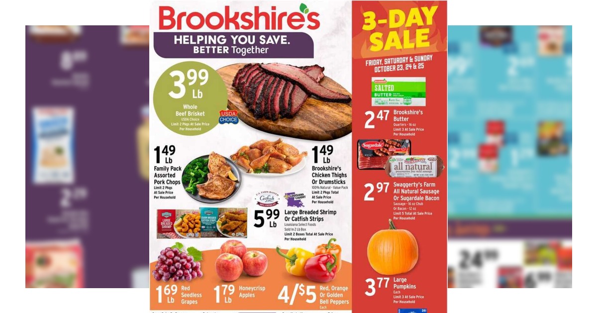 Brookshire's Ad (10/21/26 – 10/27/26) Weekly Ad Preview