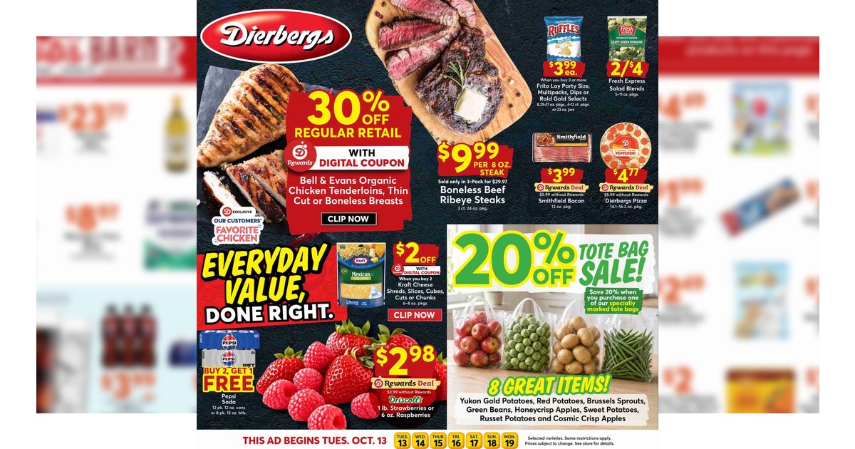 Dierbergs Weekly Ad (10/13/26 - 10/19/26) Early Preview