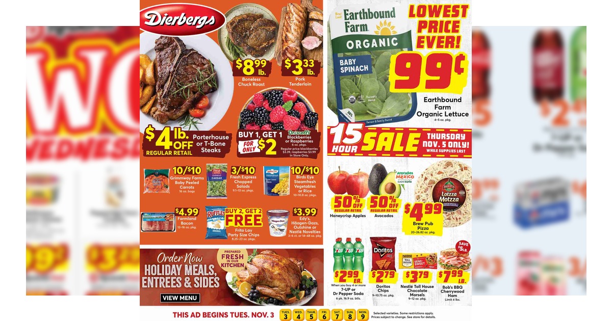 Dierbergs Weekly Ad (11/3/26 - 11/9/26) Early Preview