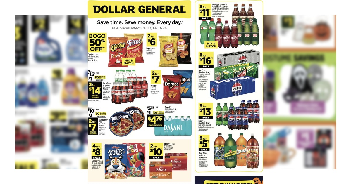 Dollar General Ad (10/18/26 - 10/24/26) Weekly Preview!