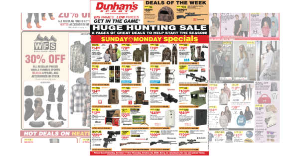 Dunham's Weekly Ad (10/17/26 - 10/22/26)