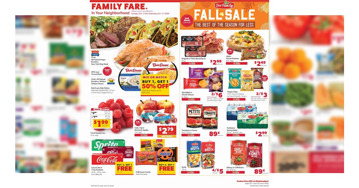 Family Fare Weekly Ad (10/11/26 - 10/17/26) Flyer Preview