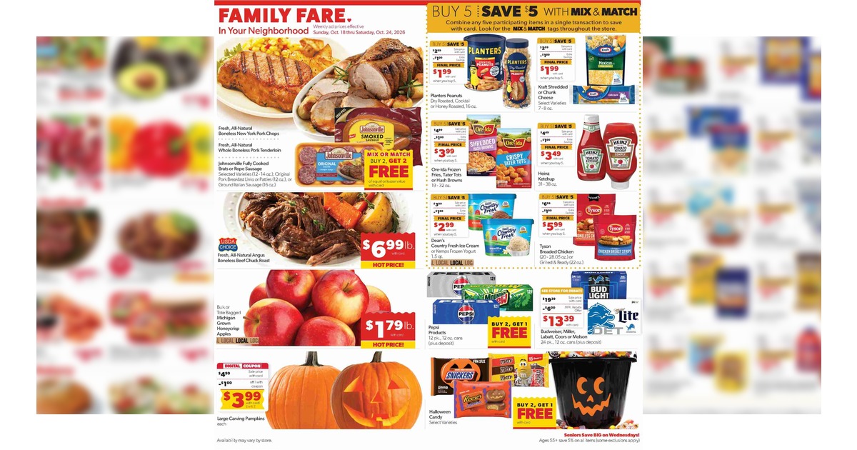 Family Fare Weekly Ad (10/18/26 - 10/24/26) Flyer Preview