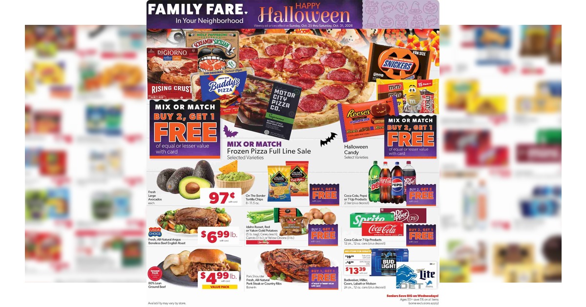 Family Fare Weekly Ad (10/25/26 - 10/31/26) Flyer Preview