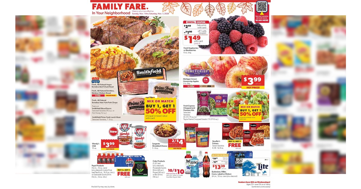 Family Fare Weekly Ad (11/1/26 - 11/7/26) Flyer Preview