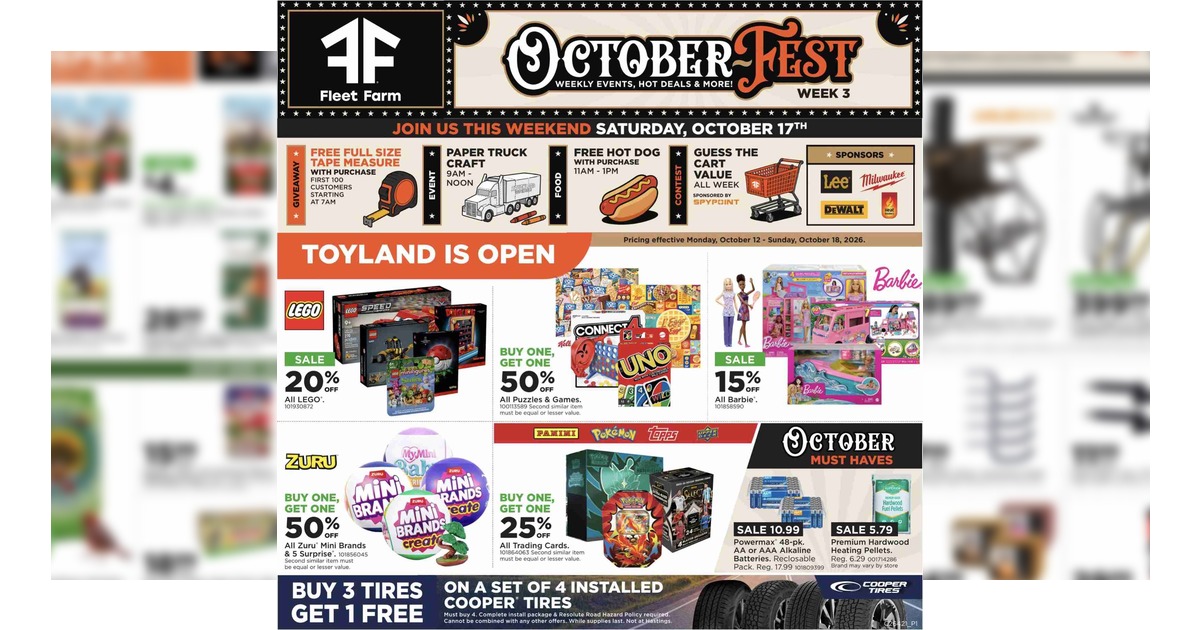 Fleet Farm Weekly Ad (10/12/26 - 10/18/26) Preview!