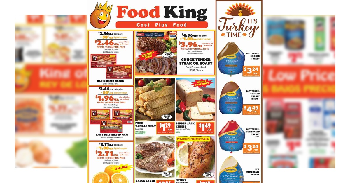 Food King Ad (11/4/26 – 11/10/26) Early Weekly Ad Preview