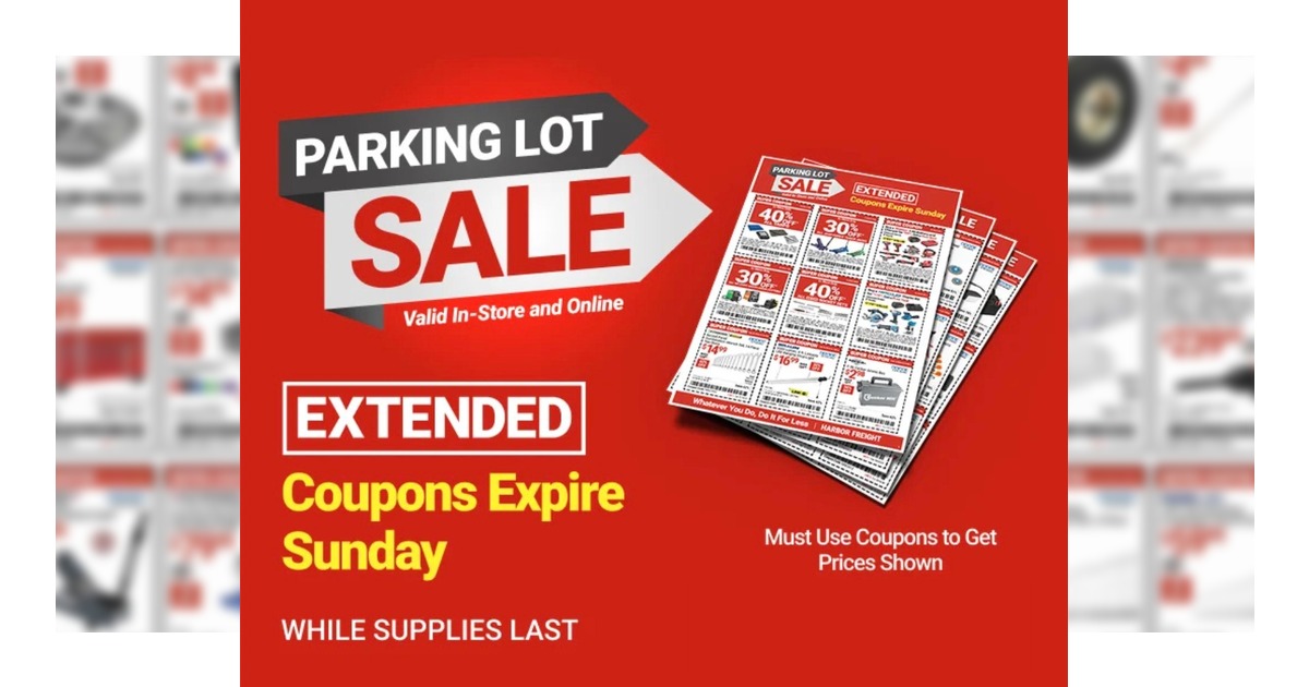 Harbor Freight Weekly Flyer (10/16/26 – 10/18/26) Sales Preview!
