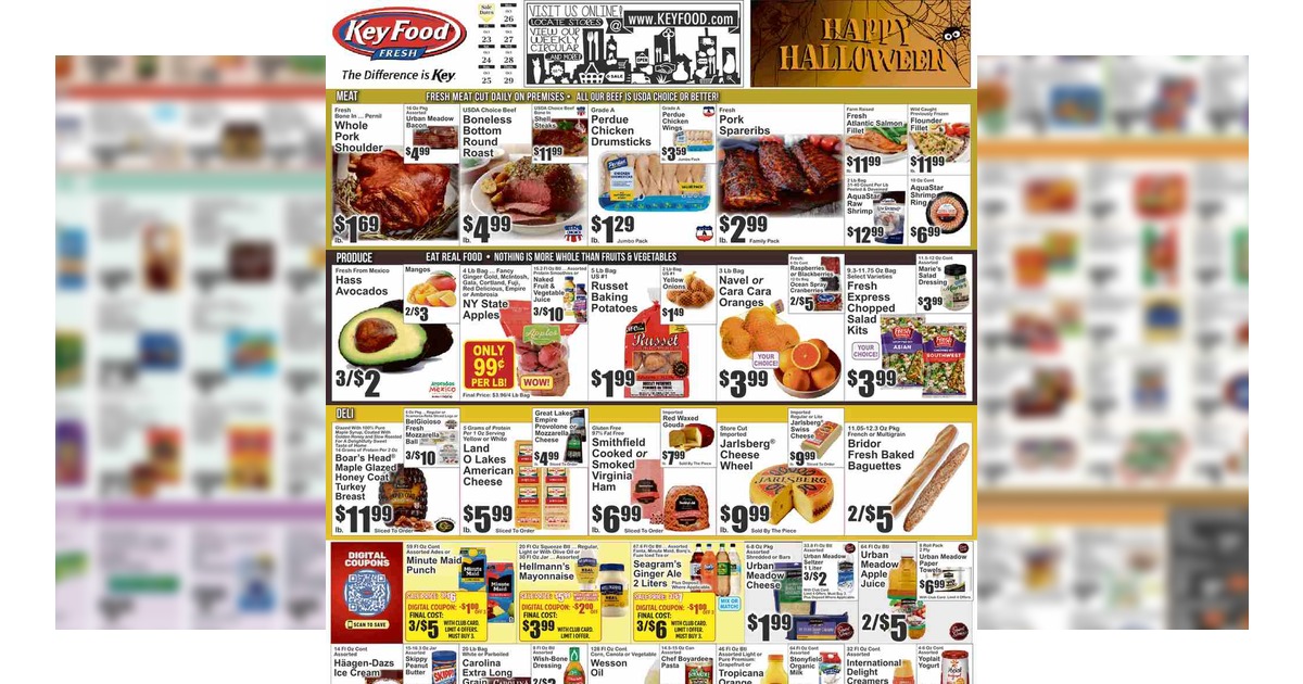 Key Food Circular (10/23/26 - 10/29/26) Weekly Flyer Preview