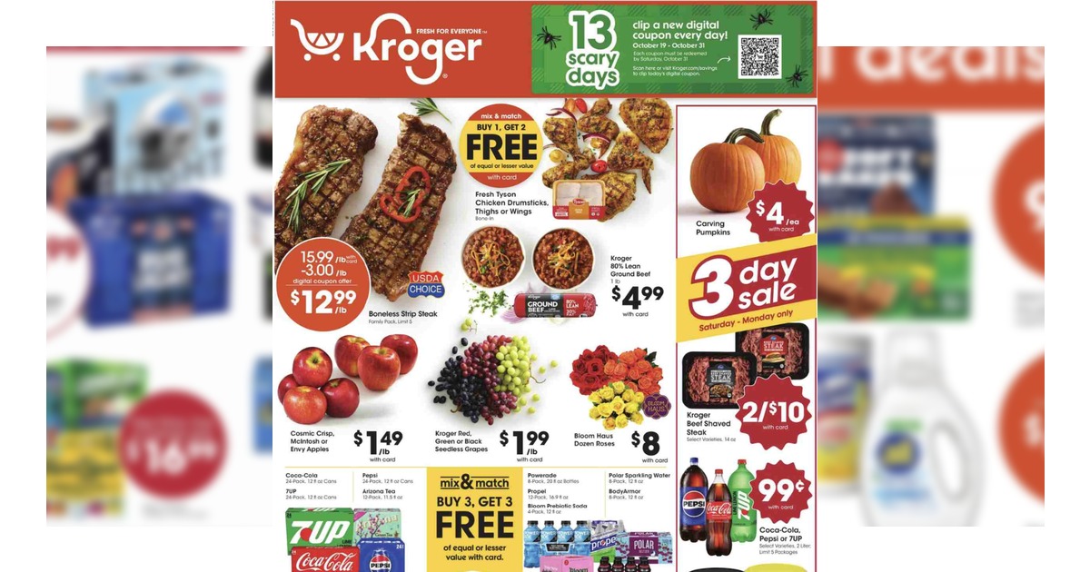 Kroger Weekly Ad (10/21/26 - 10/27/26) Early Preview!