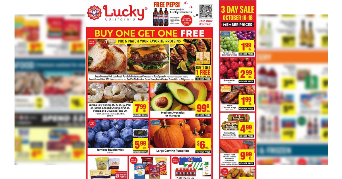 Lucky Supermarkets Weekly Ad (10/14/26 – 10/20/26) Preview