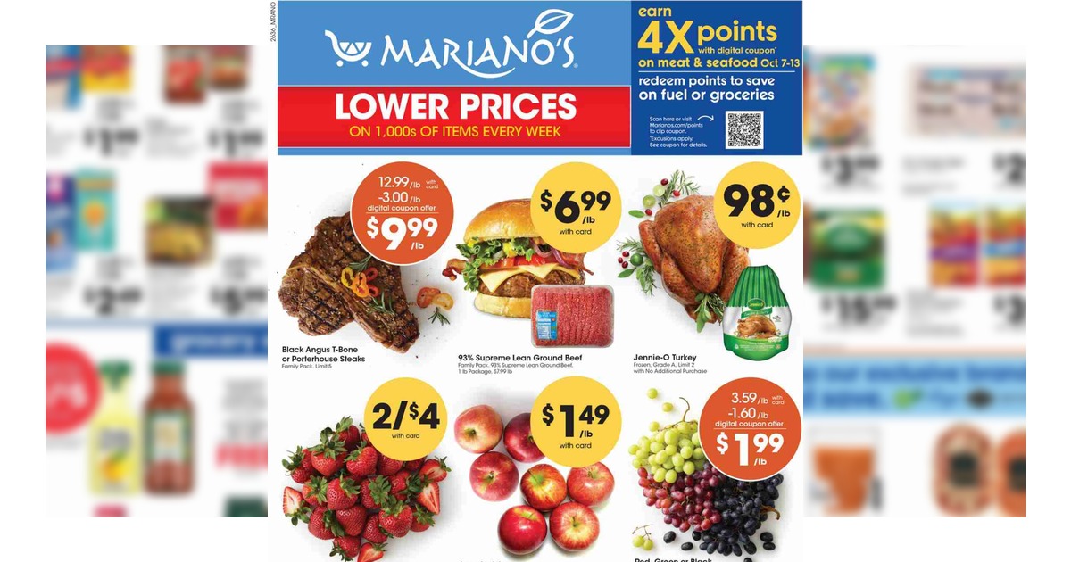 Mariano’s Weekly Ad (10/7/26 – 10/13/26) Early Preview