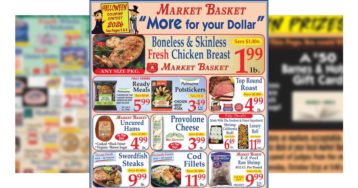 Market Basket Weekly (10/11/26 - 10/17/26) Ad Preview