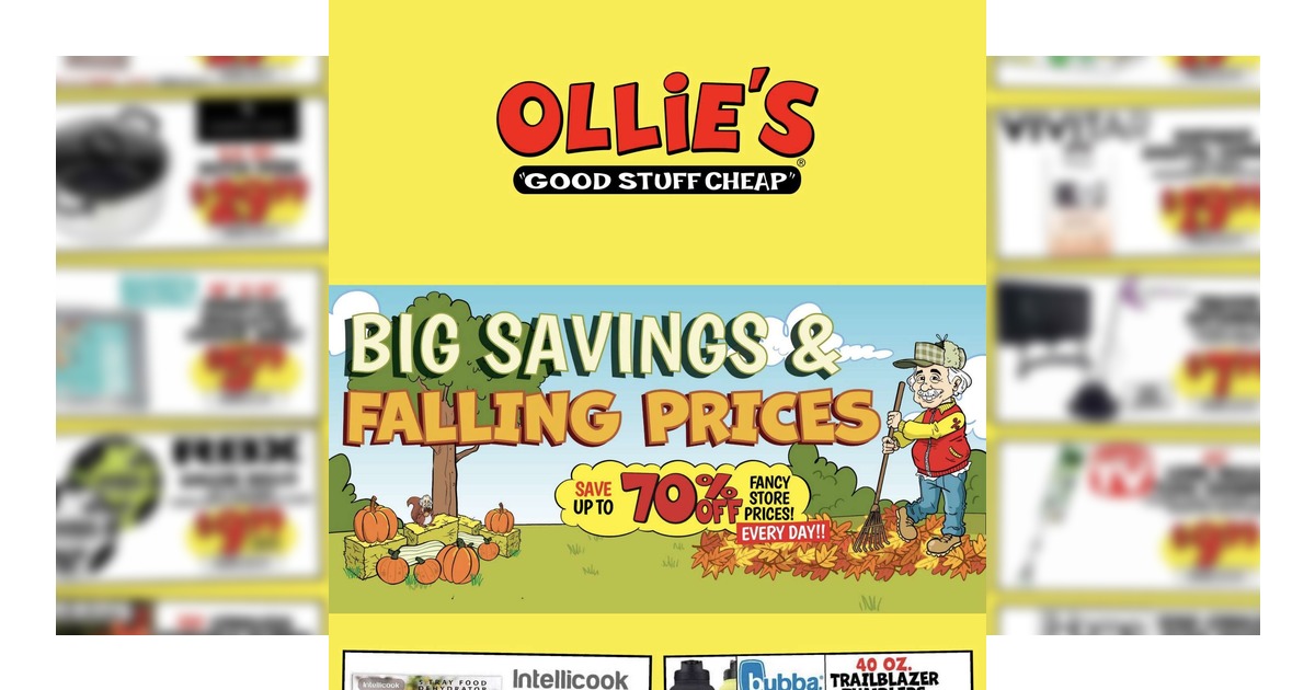 Ollie’s Weekly Ad (10/21/26 - 10/28/26) Preview!