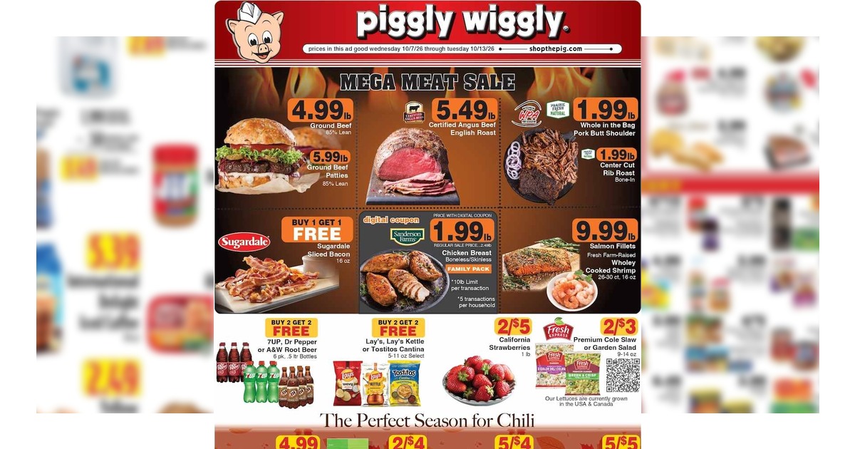 Piggly Wiggly Weekly (10/7/26 – 10/13/26) Ad Preview