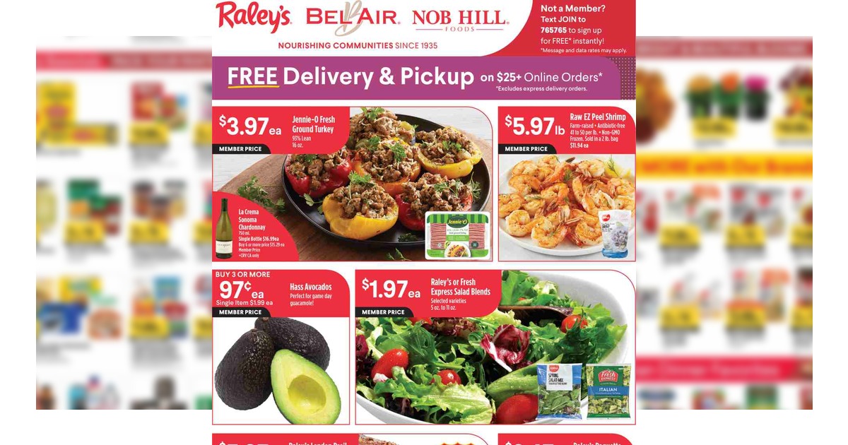 Raley’s Weekly Ad (10/21/26 – 10/27/26) Preview
