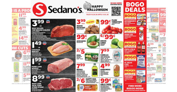 Sedano's Weekly Ad (10/28/26 – 11/3/26)
