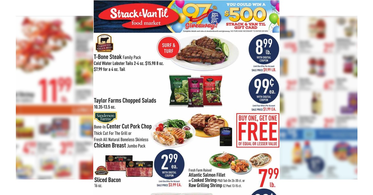 Strack and Van Til Weekly Ad (10/7/26 – 10/13/26) Early Preview