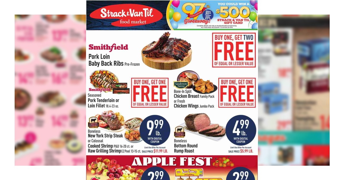 Strack and Van Til Weekly Ad (10/14/26 – 10/20/26) Early Preview